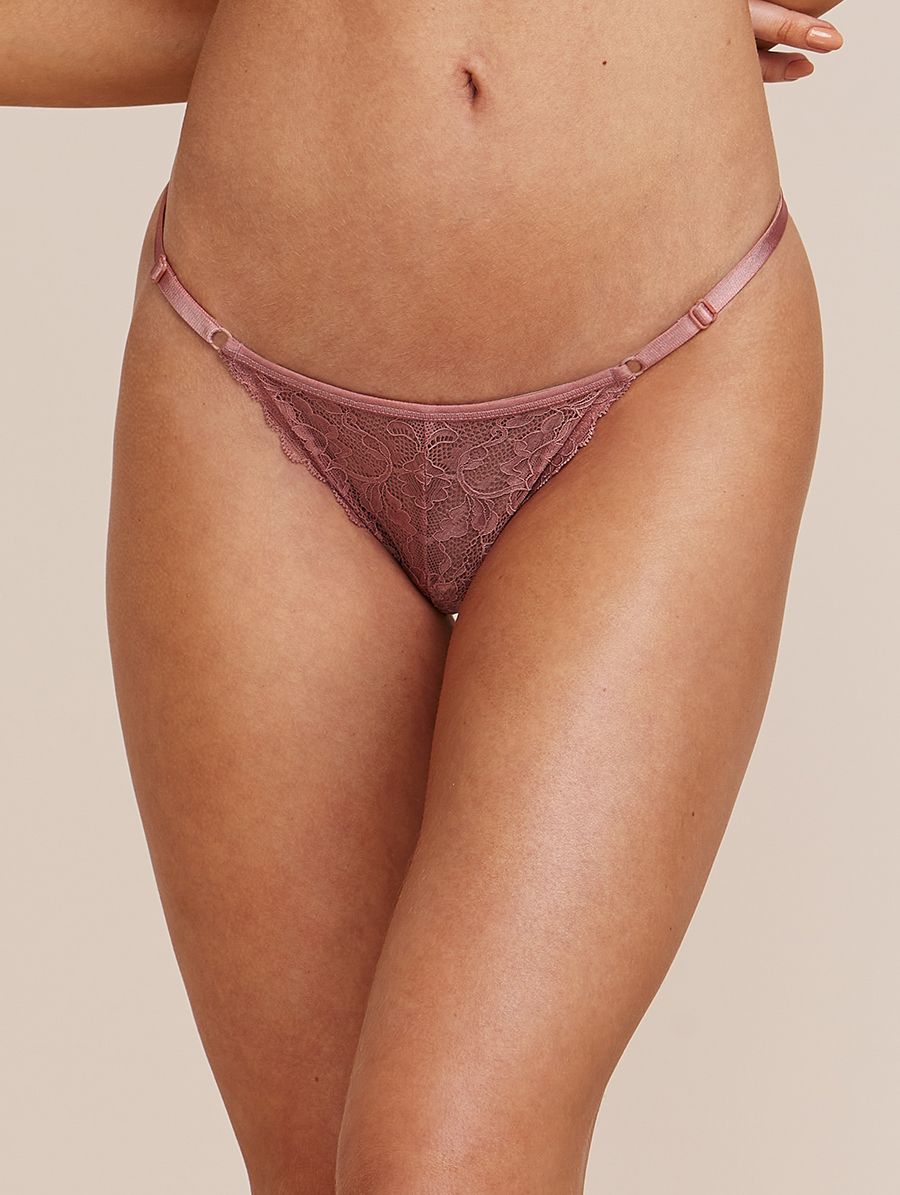 STRING lace thong panties