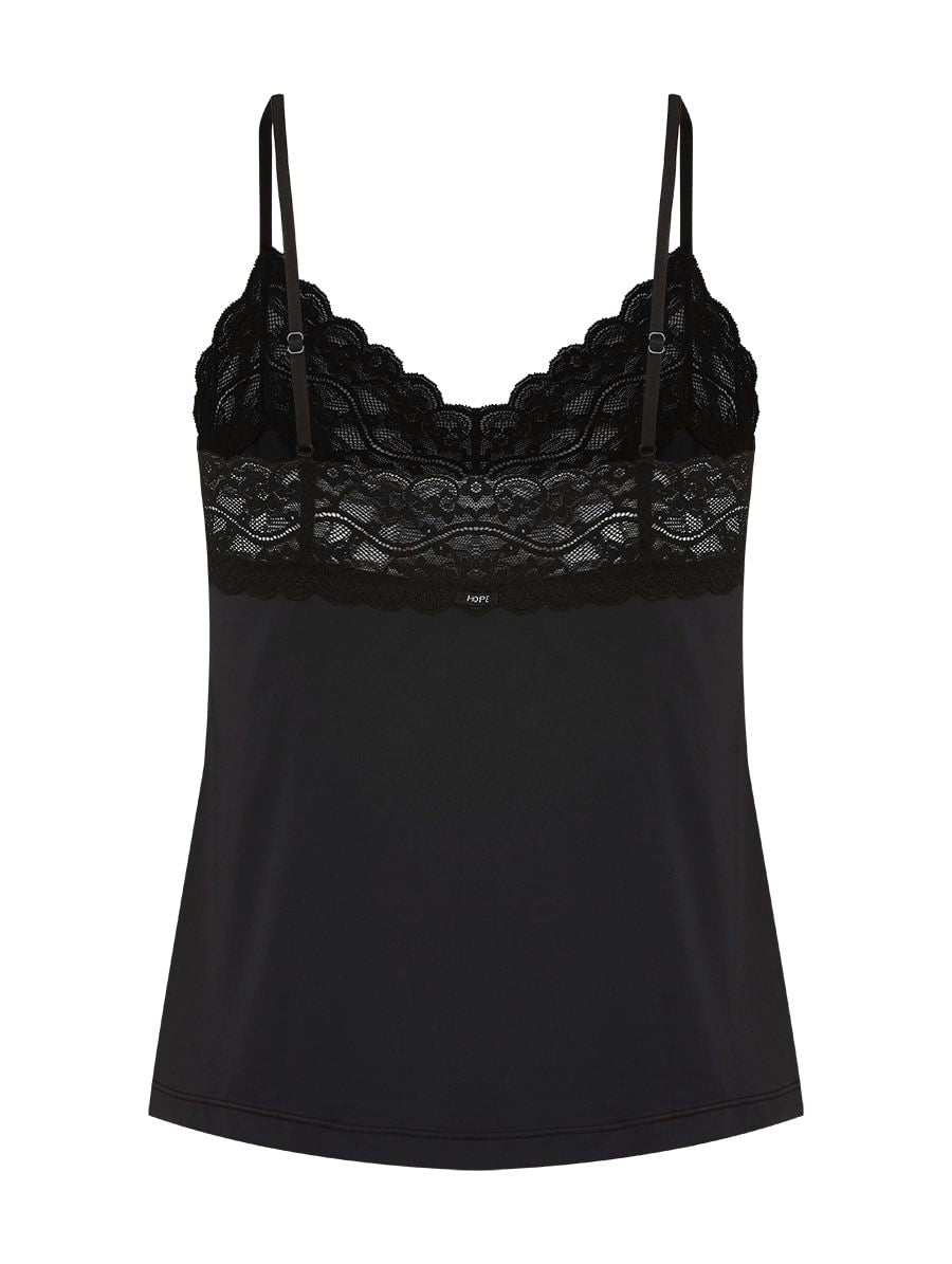 Microfiber baby doll combined with lace