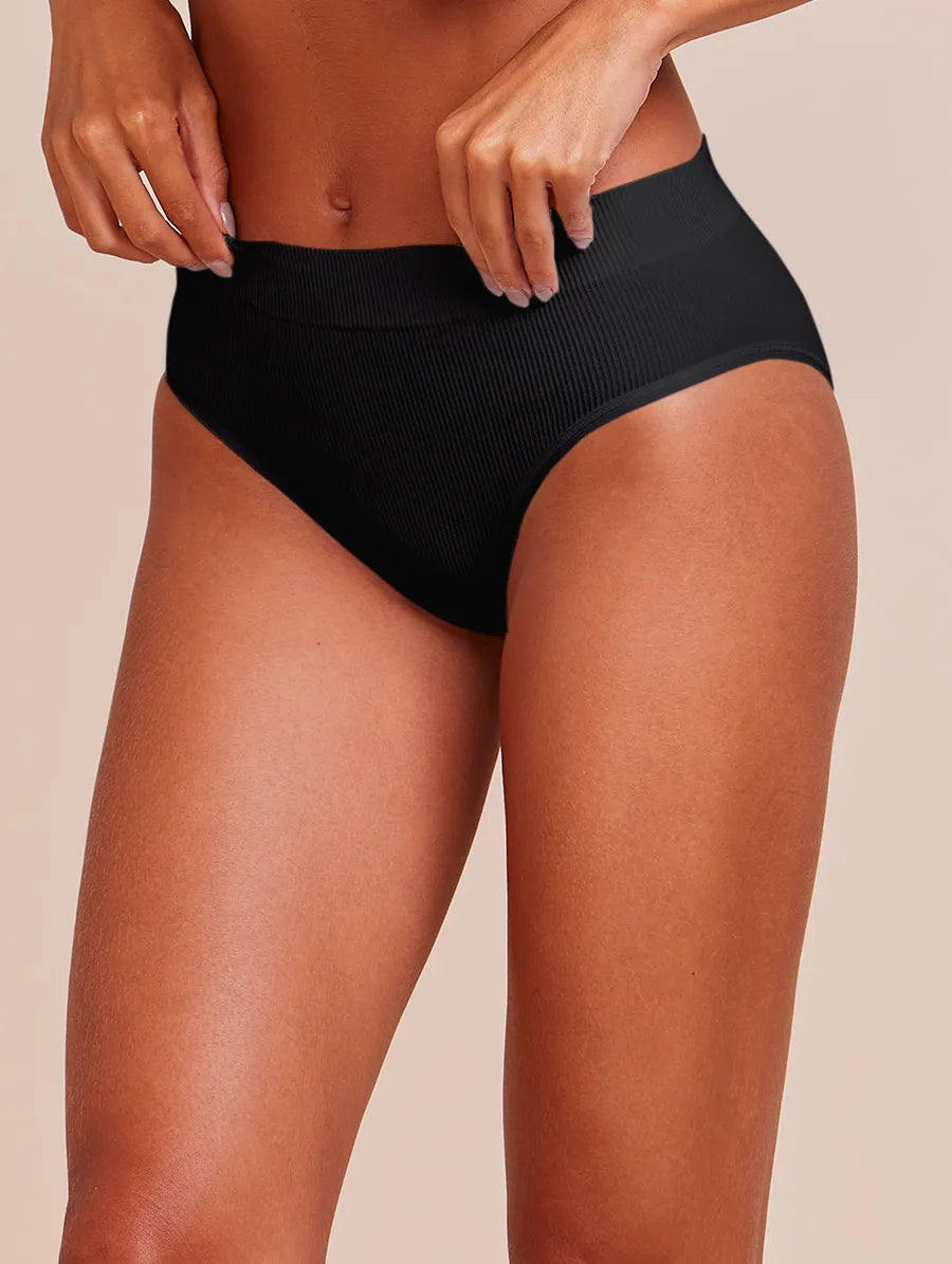 Microfiber underwear with wide sides