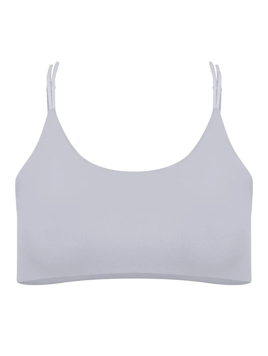 Non-iron microfiber top with removable padding