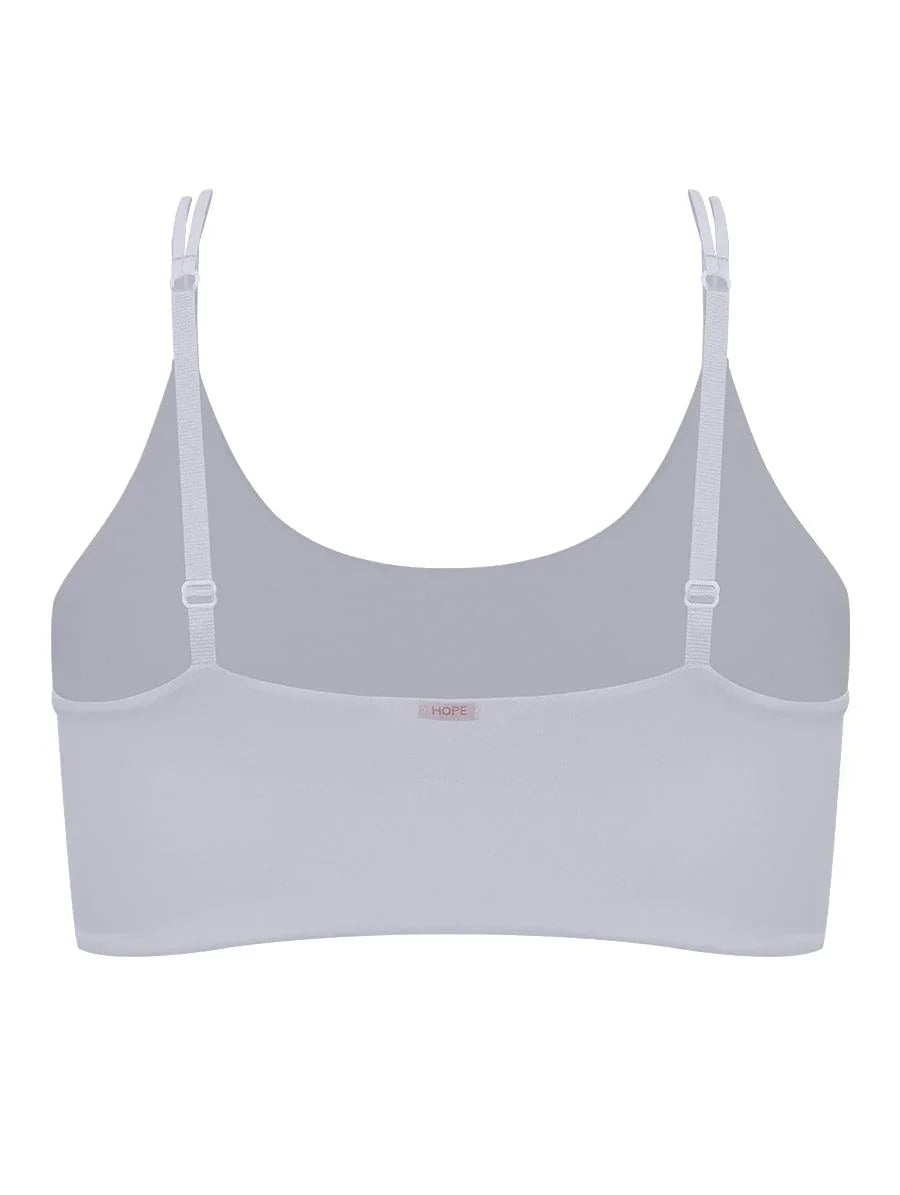 Non-iron microfiber top with removable padding