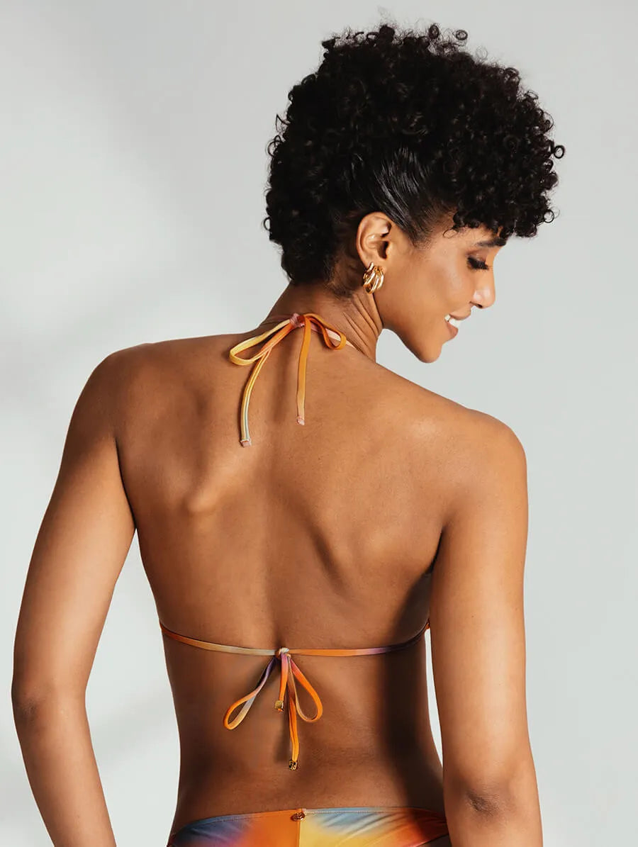 RAINBOW WAVES BIKINI - TOP