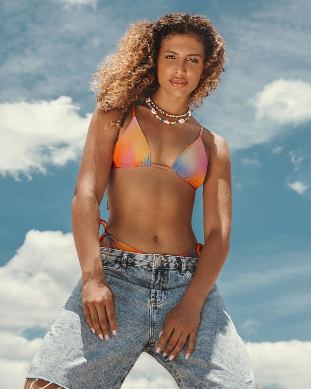 RAINBOW WAVES BIKINI - BOTTOM